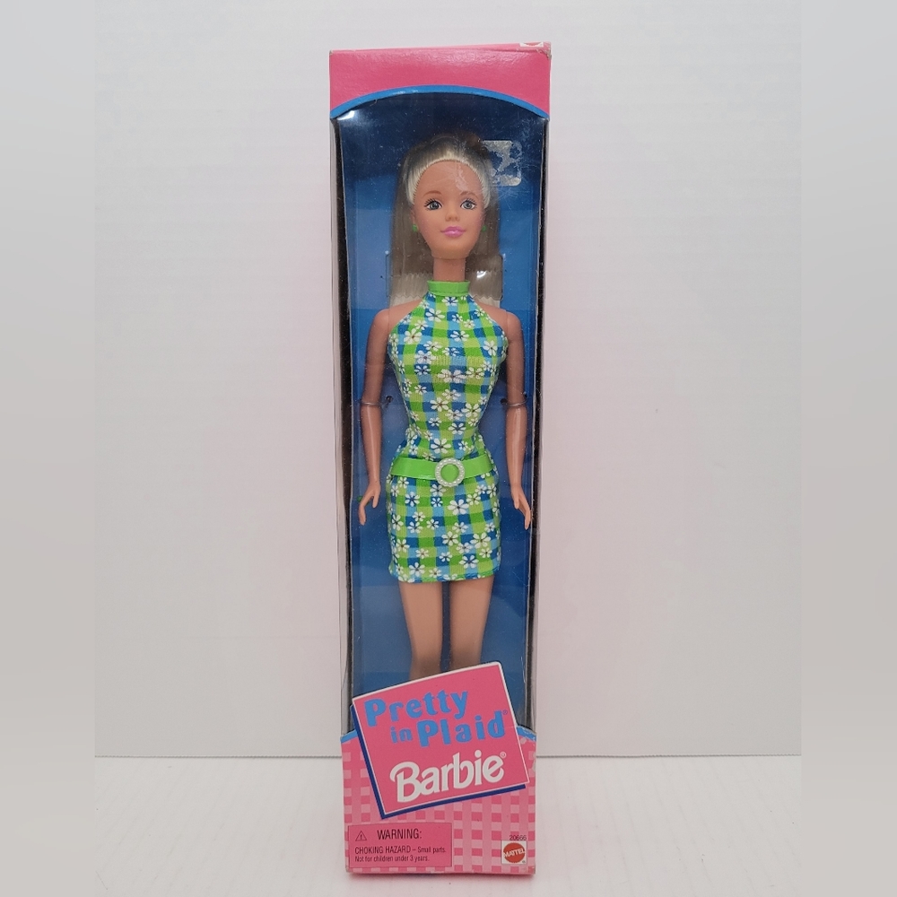 Vintage 1998 Pretty In Plaid Barbie